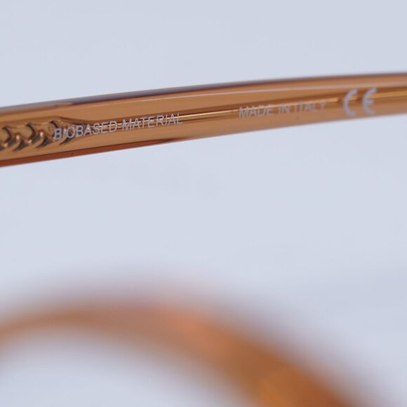 Chloe CH0011O 001 Eyeglasses Transparent Orange 56mm Butterfly Frame - Picture 9 of 13